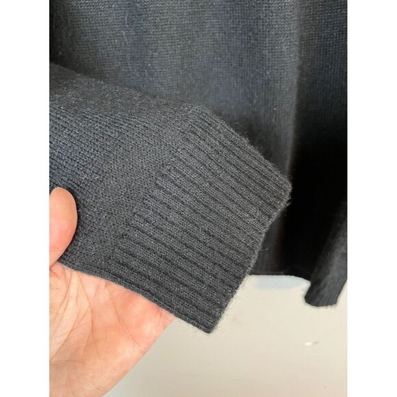 Talbots Black and Cream Patterned Sweater xl - Picture 4 of 8